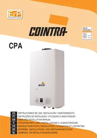 Notice COINTRA CADI 11L CPA Chauffe-eau