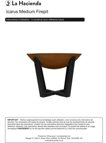 Notice LA HACIENDA ICARUS Brasero