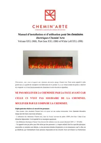 Notice CHEMINARTE VOLCANO XXL Cheminée électrique
