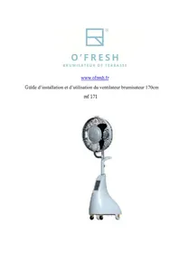 Notice OFRESH VENTILATEUR BRUMISATEUR SUR PIED 170 CM Ventilateur