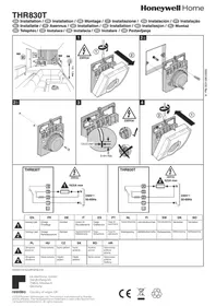 Notice HONEYWELL HOME THR830T Thermostat