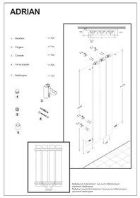 Notice RADIATORI 2000 ADRIAN Radiateur eau chaude