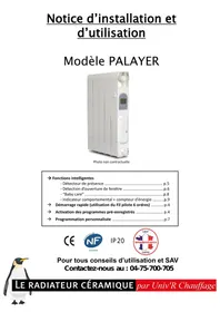 UNIVR PALAYER - Radiateur électrique