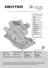 Notice DEXTER UP20 BRUSHLESS - 20VCIS3-190BL.1 Бездротова циркулярна пила