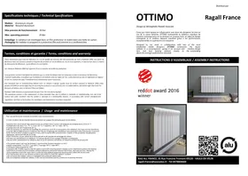 Notice RADIATORI 2000 OTTIMO Radiateur eau chaude