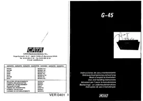 CATA G-45 WH/L - Groupe aspirant