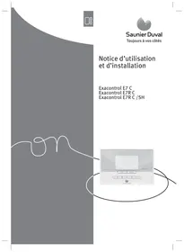 SAUNIER DUVAL Exacontrol E7 C Exacontrol E7R C Exacontrol E7R C /SH - Thermostat