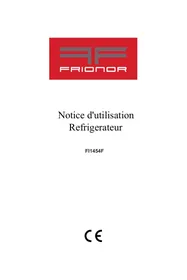 Notice FRIONOR FI1454F Réfrigérateur