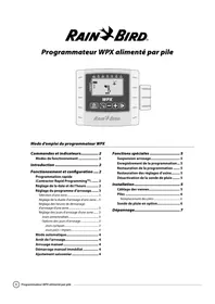 RAIN BIRD WPX - Programmeur pour contrôle de l'électrovalve électrique