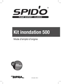 Notice SPIDO 500 12500 L/H Kit innondation