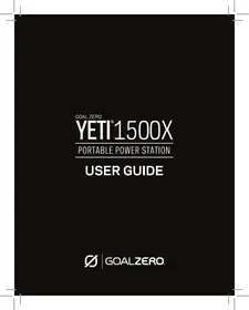 YETI 1500X GOAL ZERO
