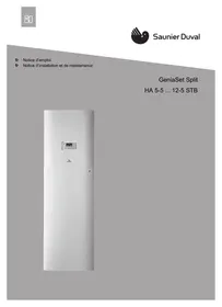GENIASET SPLIT 10 - HA 5-5 ... 12-5 STB SAUNIER DUVAL