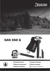 Notice GARLAND GAS 550 G Vacuum blower