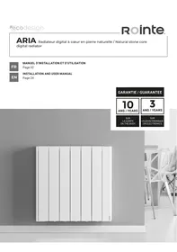Notice ROINTE ARIA Electric heater