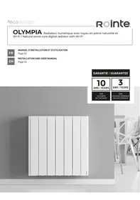 Notice ROINTE OLYMPIA Electric heater