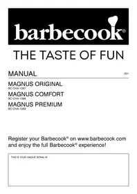 BARBECOOK MAGNUS ORIGINAL / CONFORT / PREMIUM - Barbecue