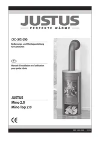 JUSTUS Mino 2.0 - Mino Top 2.0 - Holzofen