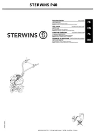 Notice STERWINS P40 Motobineuse