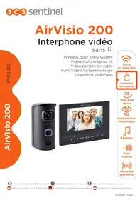 Notice SCS SENTINEL AIRVISIO 200 Visiophone