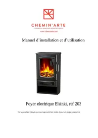 Notice CHEMINARTE ELSINKI, REF 203 Chauffage