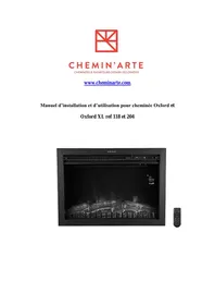 Notice CHEMINARTE OXFORD XL REF 118 ET 204 Insert