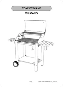 Notice SOMAGIC VULCANO 3000 - TOM 357049 NF Barbecue