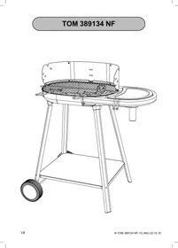 Notice SOMAGIC VULCANO 2000 - TOM 389134 NF Barbecue