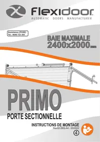 Notice FLEXIDOOR PRIMO 200X240 Porte de garage