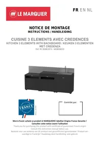 Notice LEMARQUIER MC803ECE13 Cuisine d'extérieur