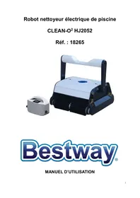 BESTWAY CLEAN-O2 HJ2052 - 18265 - Robot de piscine