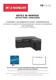 Notice LEMARQUIER MC805ECE13 - MC805ECD Cuisine d'extérieur
