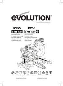 Notice EVOLUTION XMAT R255SMS-DB+ Scie à onglet