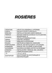 ROSIERES RDG9DCK3B - Hotte inclinée