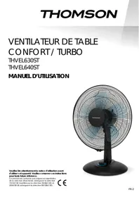 Notice THOMSON CONFORT - TURBO - THVEL630ST THVEL640ST Ventilateur