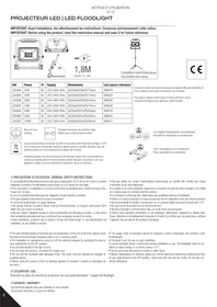 Notice ARLUX 100 W Projecteur de chantier