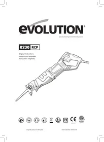 Notice EVOLUTION R230RCP Scie sabre