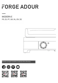 Notice FORGE ADOUR MODERN Plancha