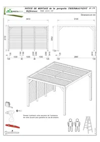 Notice HABRITA THO 3531 VT Pergola