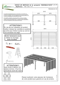 Notice HABRITA THO 3562 VVT Pergola