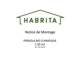 Notice HABRITA PER 2430 BI Pergola