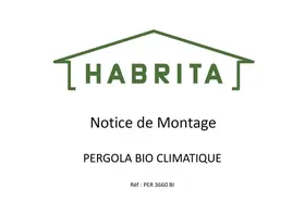 Notice HABRITA PER 3660 BI Pergola