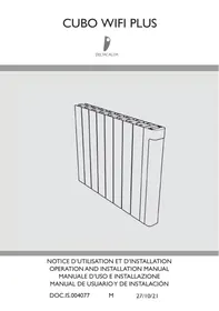 Notice DELTACALOR CUBO WIFI + Electric heater