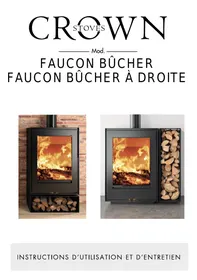 Notice CROWN FAUCON BUCHER Poêle à bois