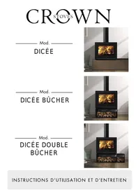 Notice CROWN DICEE ECODESIGN Poêle à bois