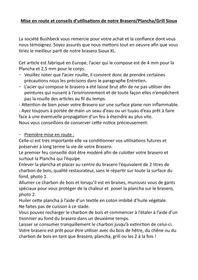 Notice BUSCHBECK SIOUX XL Brasero