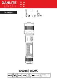 Notice XANLITE TO1000RIP Lampe torche