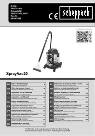 SCHEPPACH SPRAYVAC20 - Aspirateur