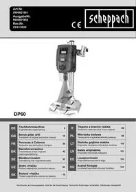 SCHEPPACH DP60 - Perceuse à colonne