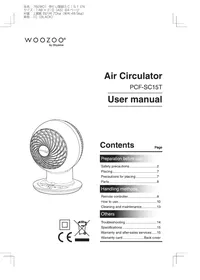 Notice WOOZOO OHYAMA - PCF-SC15T Ventilateur de table