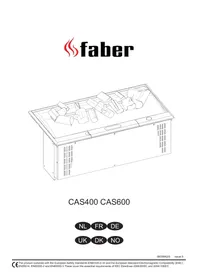 Notice FABER CAS400 - CAS600 Elektrisk pejs